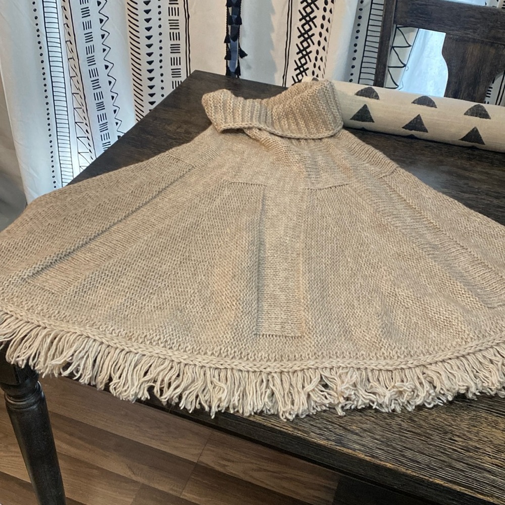 Cowlneck cape one size fits all